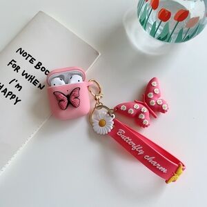 Pink Airpods Case Butterfly Airpods Pro Case Airpods 3rd Gen Case Silicone